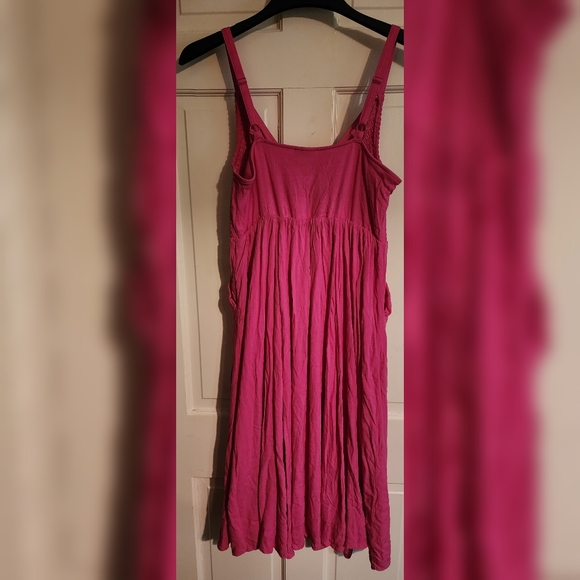 Torrid Lenny Smocked Bodice Midi Dress 00 (10/12) - Picture 11 of 16